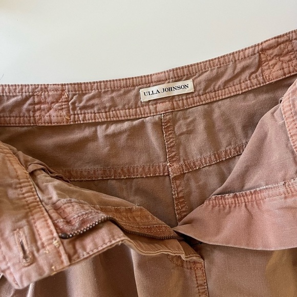 Ulla Johnson Riley Cotton Shorts - Terracotta - Picture 8 of 9